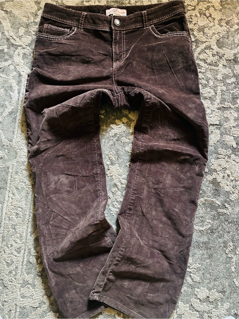 George&Martha Women’s Corduroy Jeans in Dark Brown
